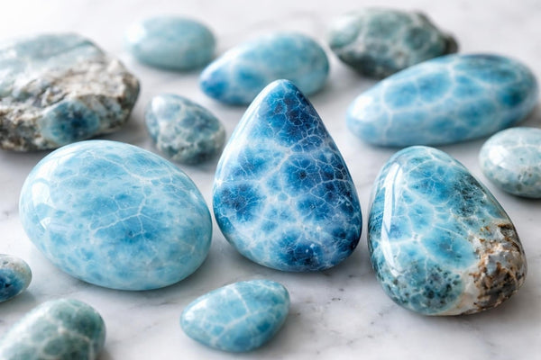 larimarさん Exclusive Larimar Gem's Pair For $5 Weight : 39.00 Cts Dimension