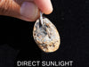 Blue Amber Dominican Pendant Jewelry rough &amp; polished specimen