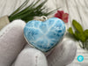 Larimar Heart shape Pendant, 925 Sterling Silver