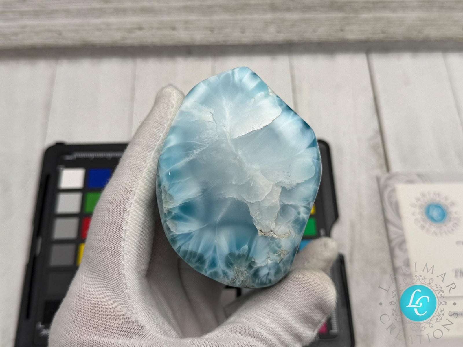 AAA Larimar Freeform Cabochon | Natural Dominican Stone - Larimar Creations