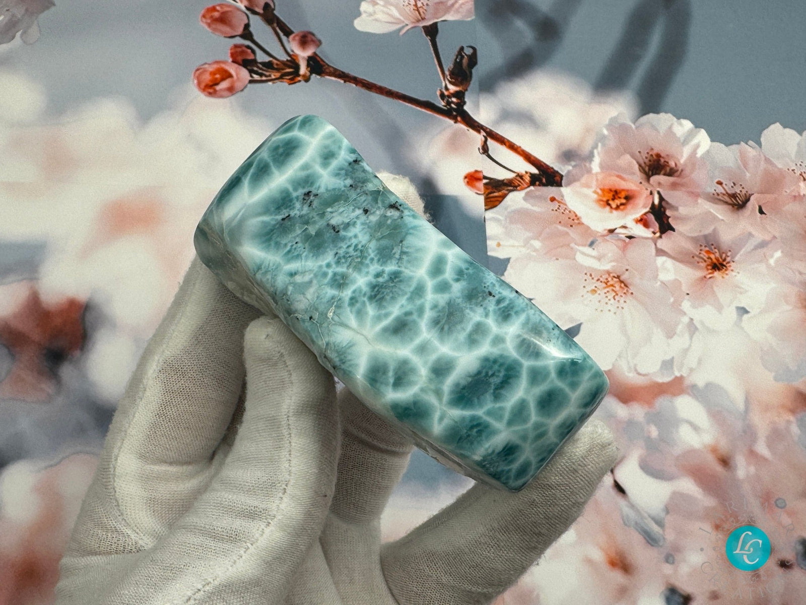 Larimar Cabochon Gemstone - Larimar Creations