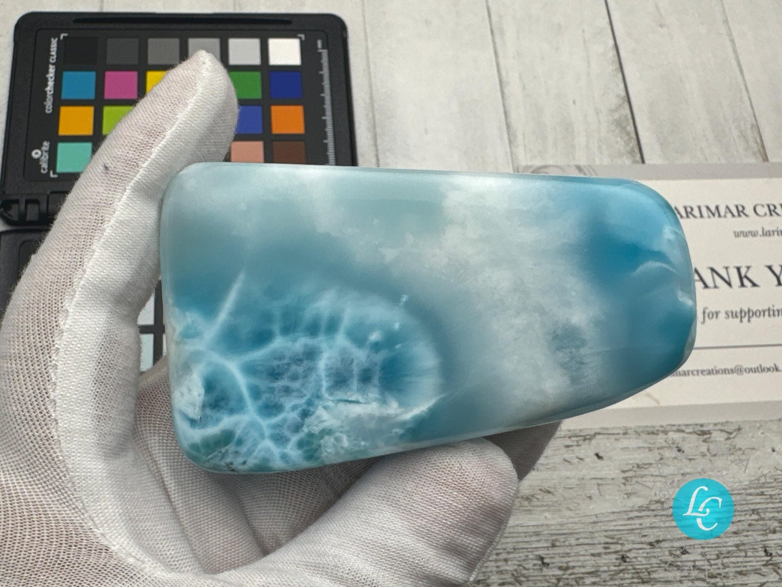 Larimar Cabochon super Blue Gemstone Collector's - Larimar Creations