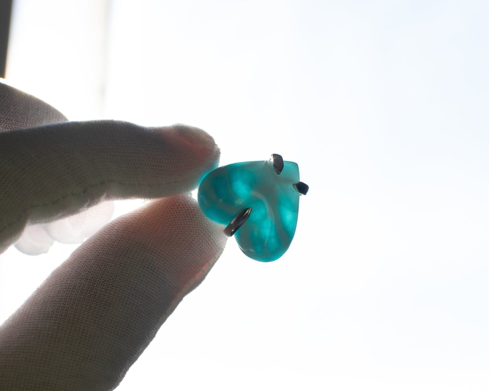 Larimar Heart Pendant - Larimar Creations
