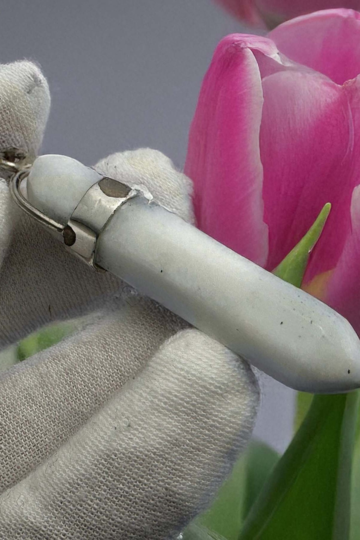 Larimar Pointer Pendant with Silver - Larimar Creations