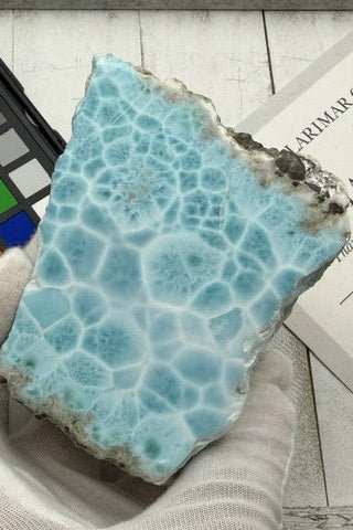 Qty. 2 Larimar Large Cabochons bundle. - Larimar Creations