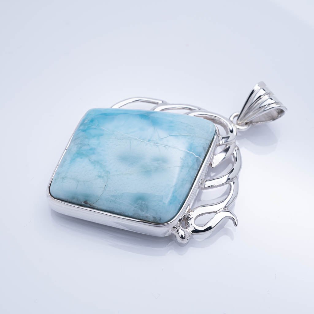 Larimar Pendant, Adara - Larimar Creations