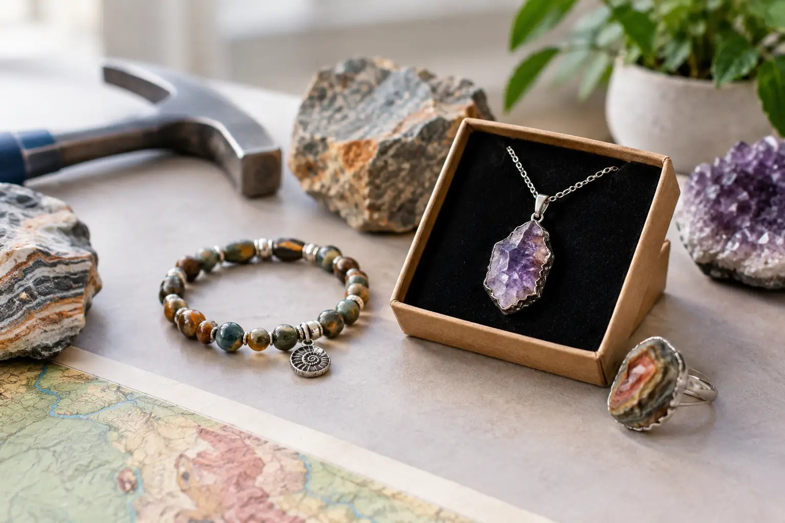Jewelry Gifts for Geologists With Real Story