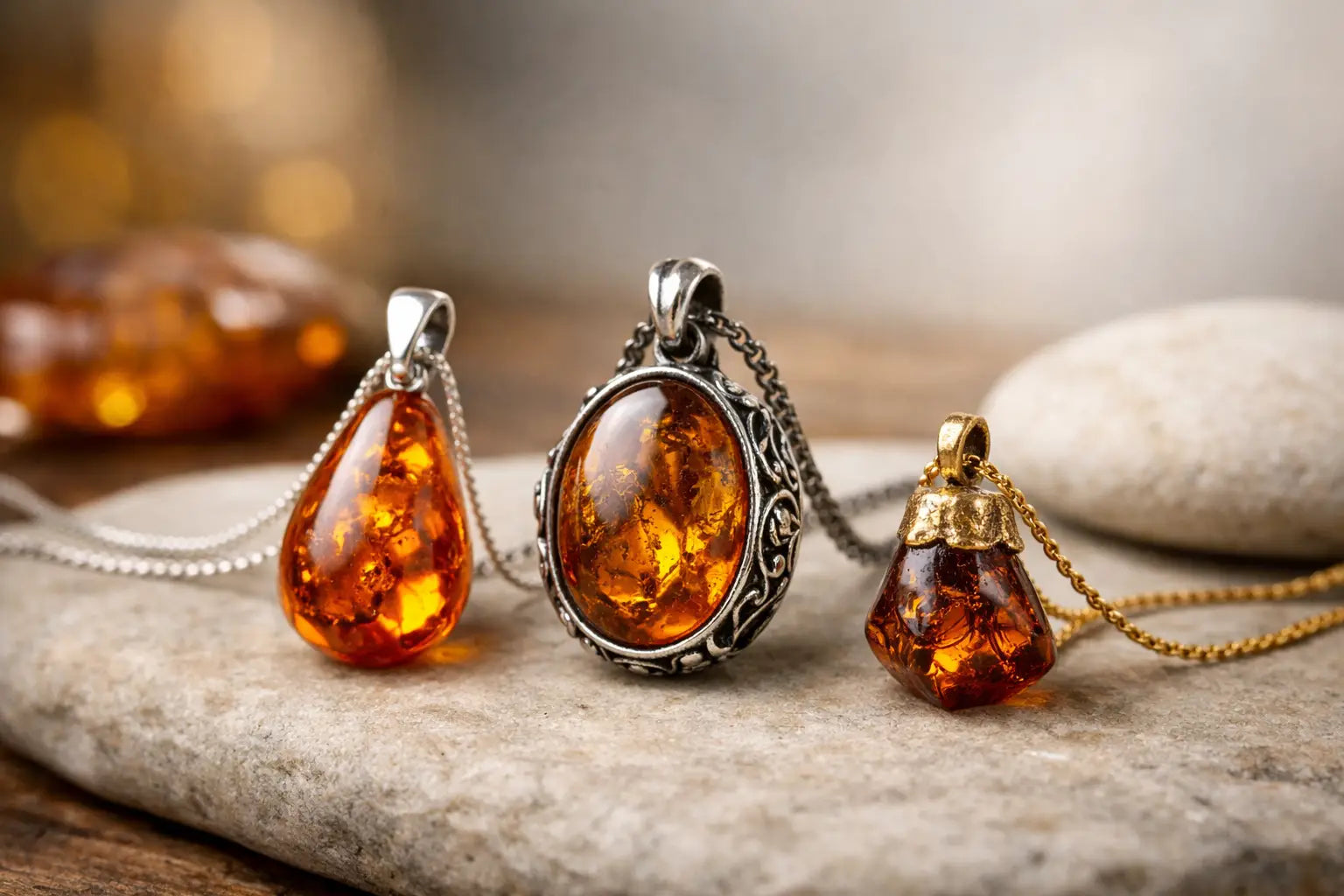 Amber Pendants That Feel Rare and Personal