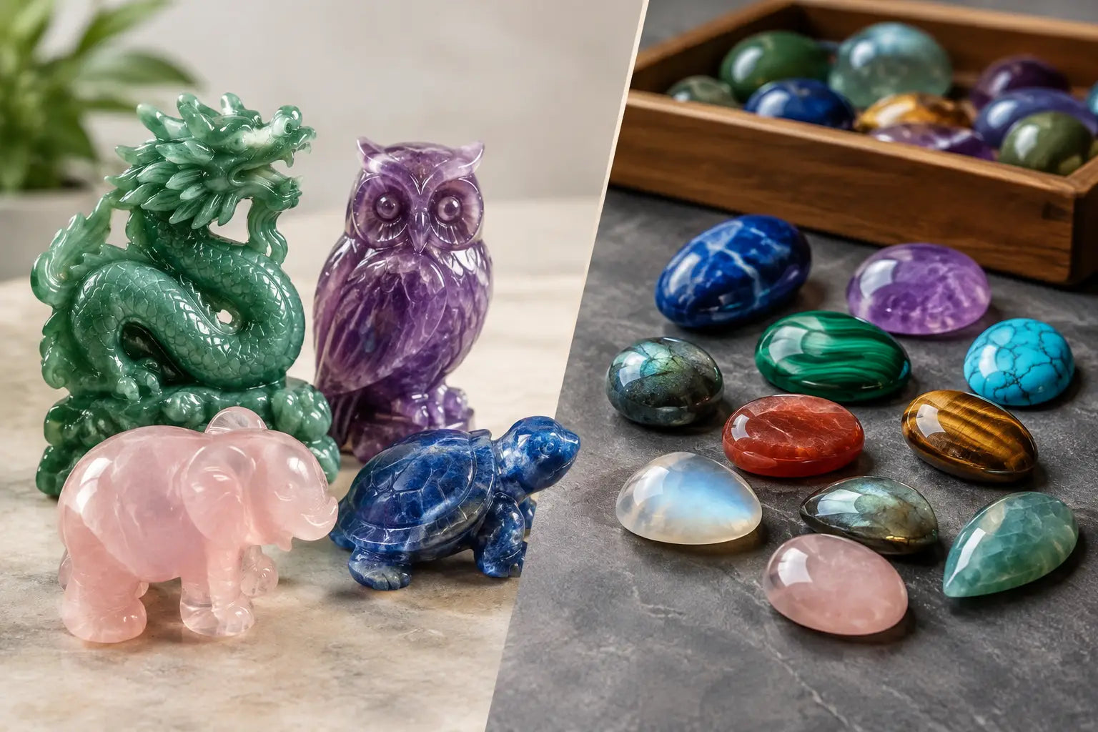 Gemstone Carving Versus Cabochon Collecting