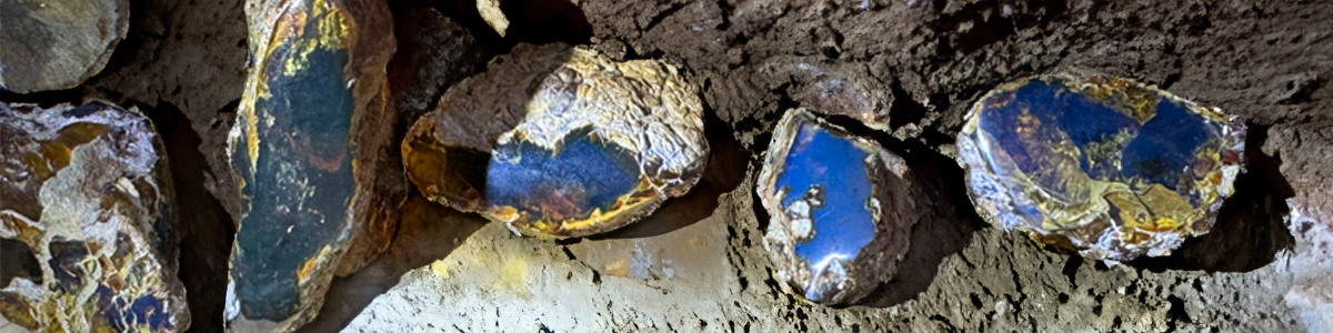 blue amber pendants