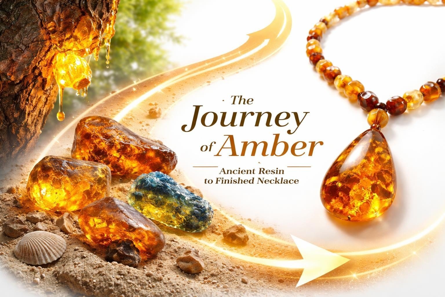 Amber Crystal Necklace: Beauty, Meaning & Benefits - Larimar Creations