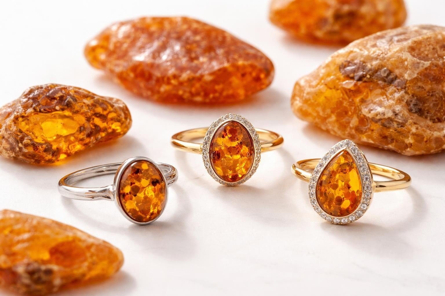 Amber Gemstone Rings: Complete Guide to Quality & Style - Larimar Creations