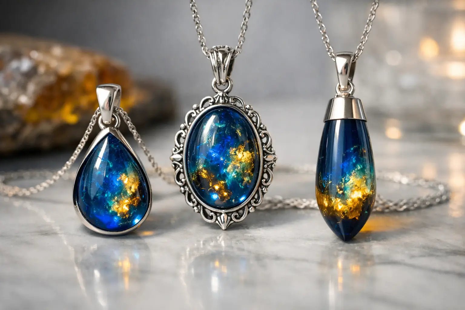 Best Blue Amber Pendants for Lasting Beauty - Larimar Creations