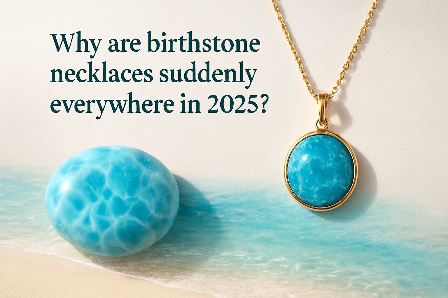 Birthstone Necklace Guide: Meaning, Styles & Trends 2025 - Larimar Creations