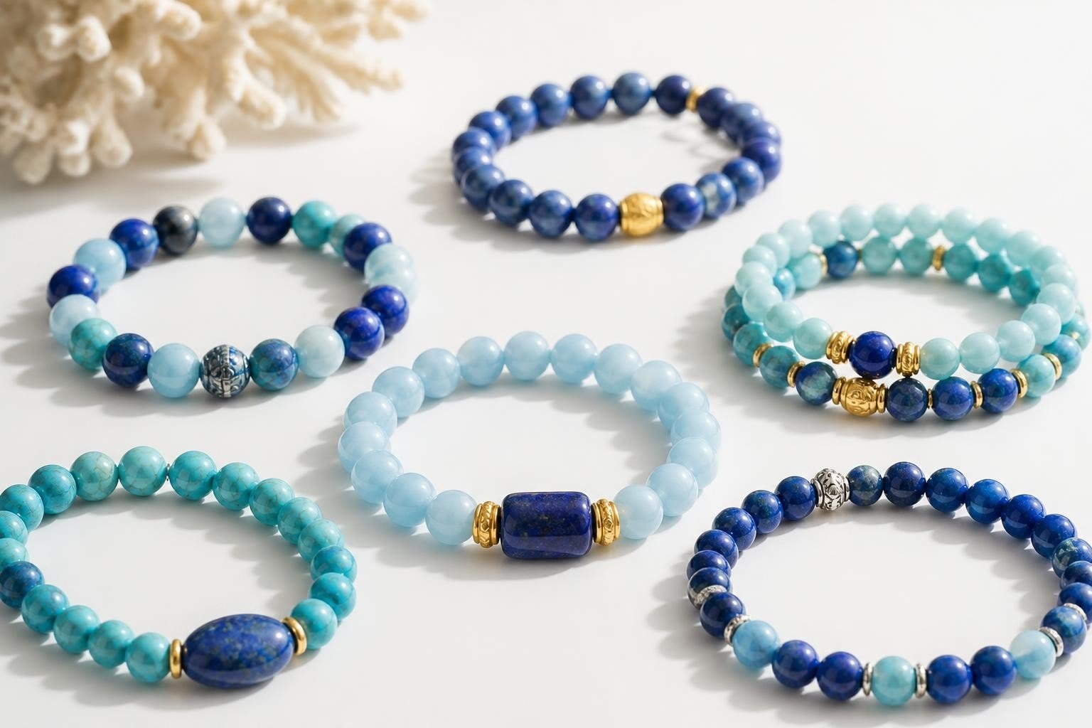 Blue Beaded Bracelets: Meanings, Styles & Care Guide - Larimar Creations