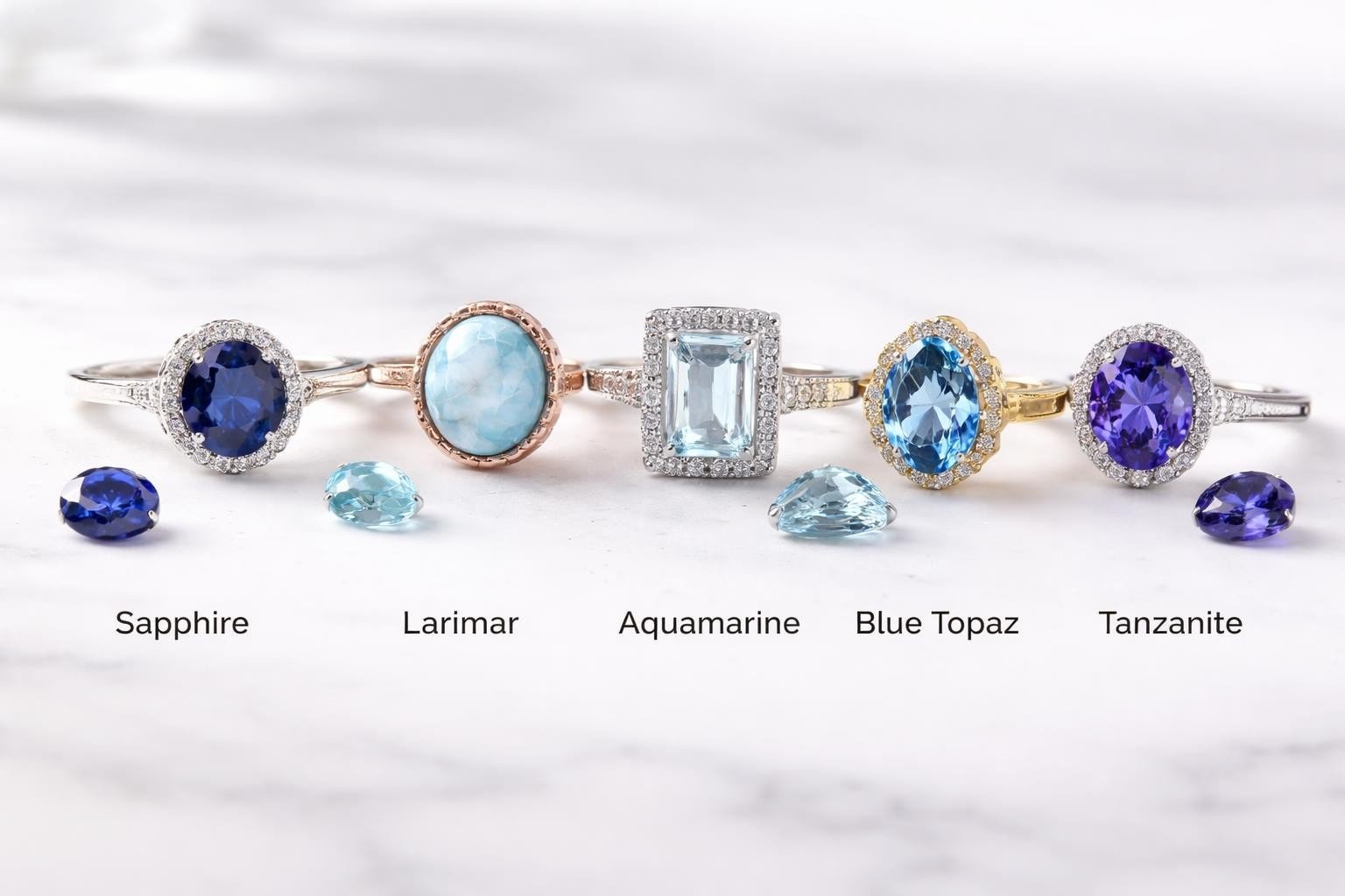 Blue Stones for Rings: Expert Guide to Gemstone Selection - Larimar Creations