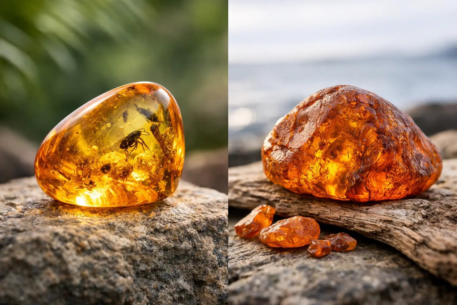Dominican Amber vs Baltic Amber - Larimar Creations