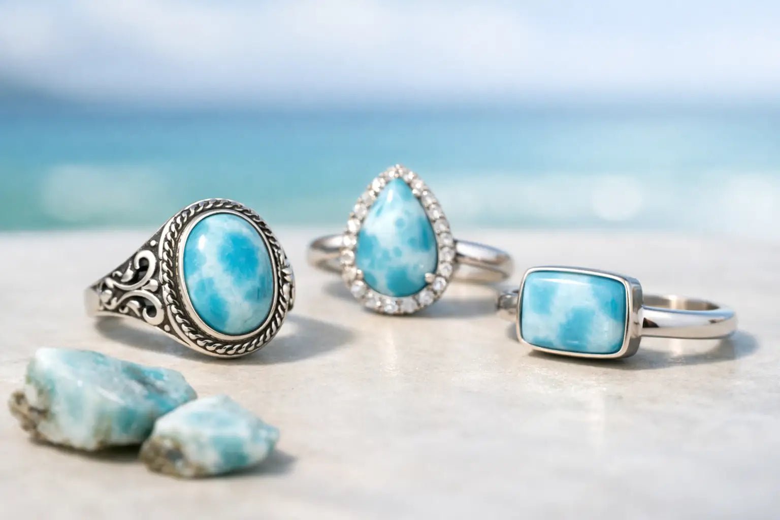 Guide to Larimar Ring Quality - Larimar Creations