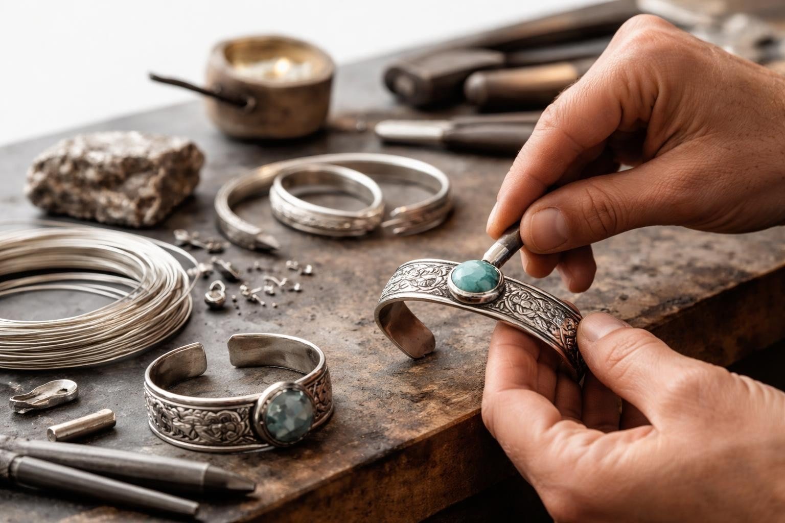 Handcrafted Silver Bracelets: Artisan Techniques & Care - Larimar Creations