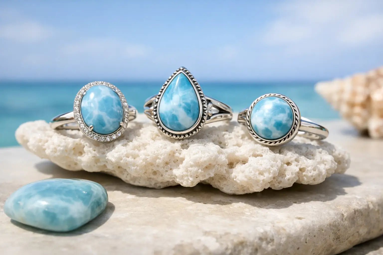 How to Buy Authentic Larimar Rings - Larimar Creations