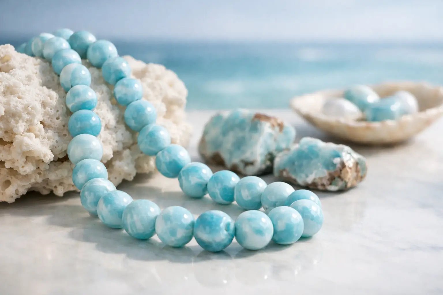 How to Choose an Authentic Larimar Bead Necklace - Larimar Creations