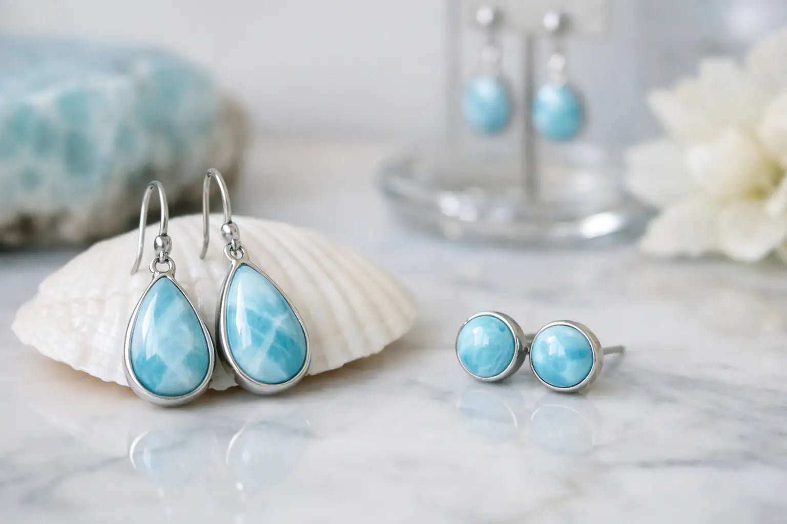 How to Choose Larimar Earrings Well - Larimar Creations