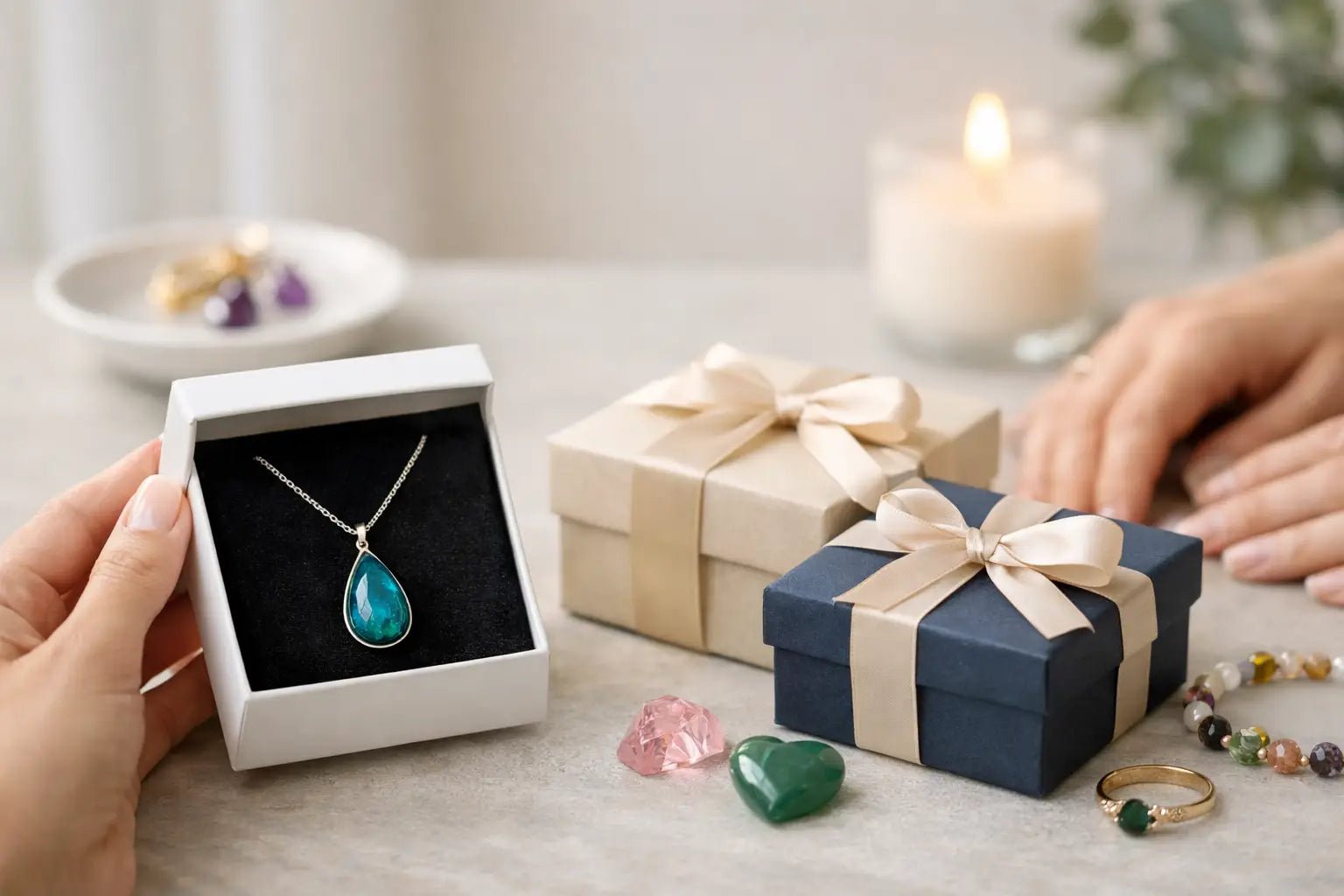 How to Gift Gemstone Jewelry With Meaning - Larimar Creations