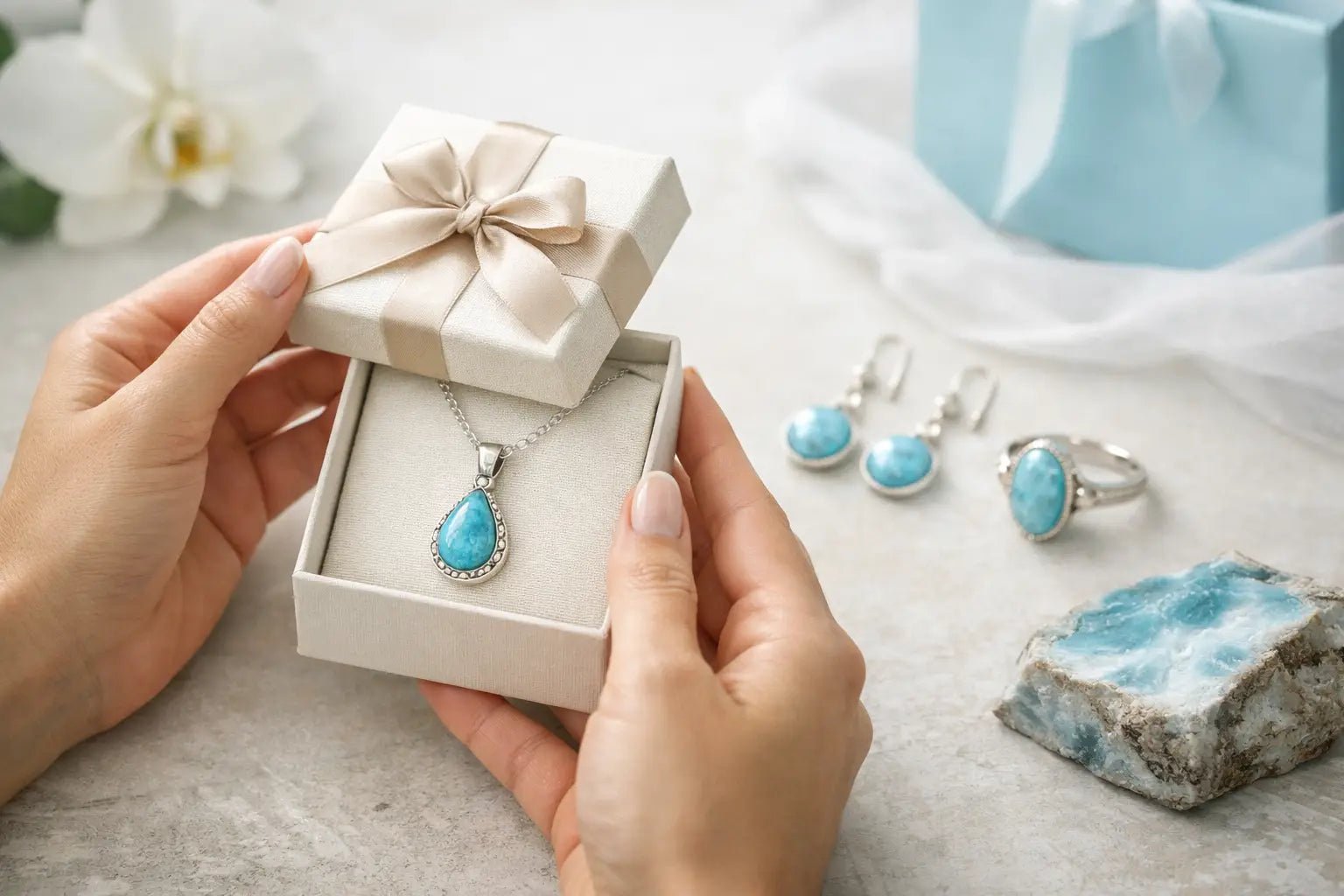 How to Gift Larimar Jewelry Thoughtfully - Larimar Creations
