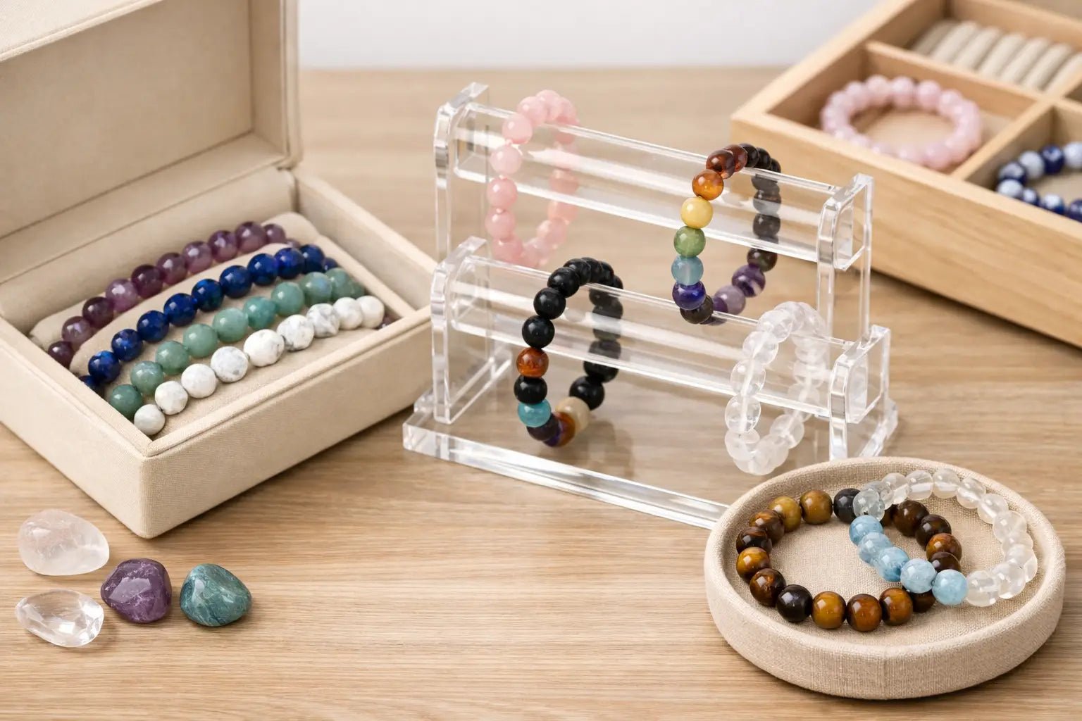 How to Store Gemstone Bracelets Right - Larimar Creations