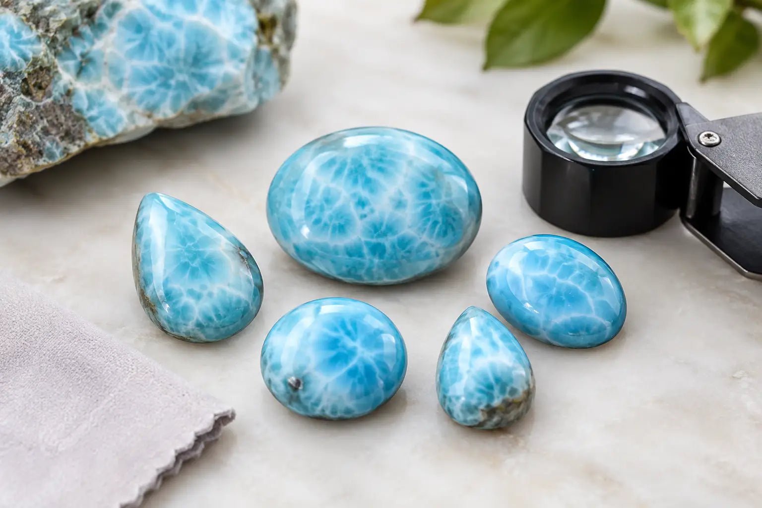Larimar Cabochon Grading Guide for Buyers - Larimar Creations