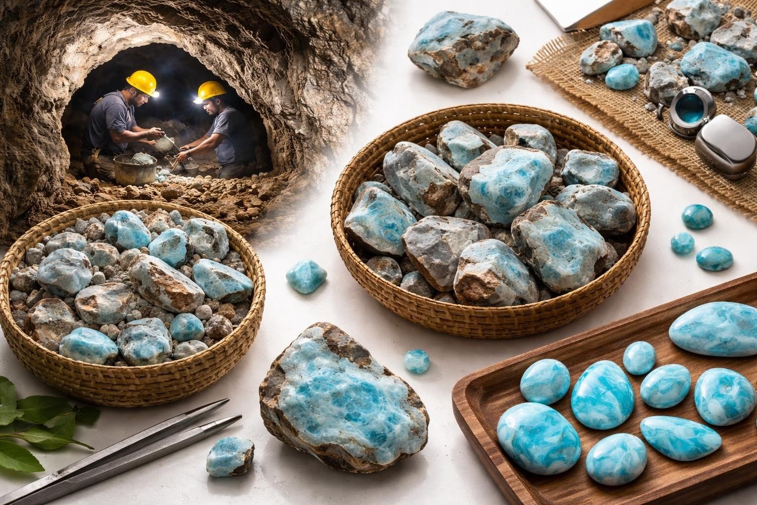 Larimar Mining: A Complete Guide to Extracting Blue Gemstone - Larimar Creations