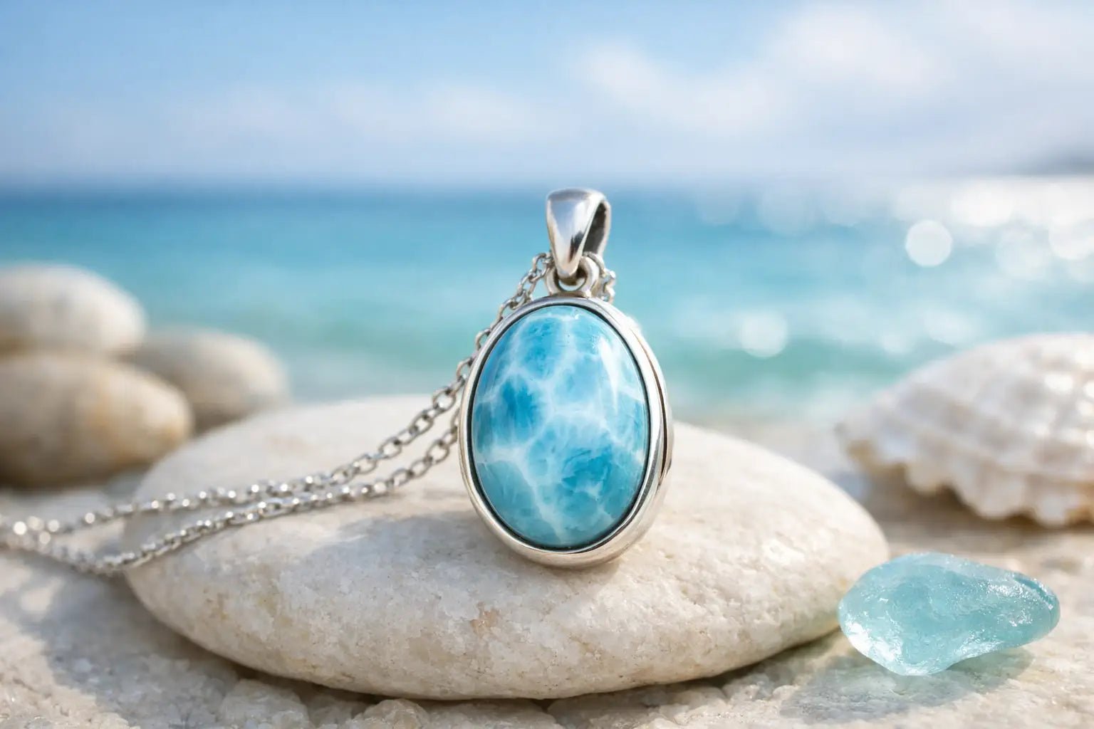 Larimar Pendant Meaning and Symbolism - Larimar Creations