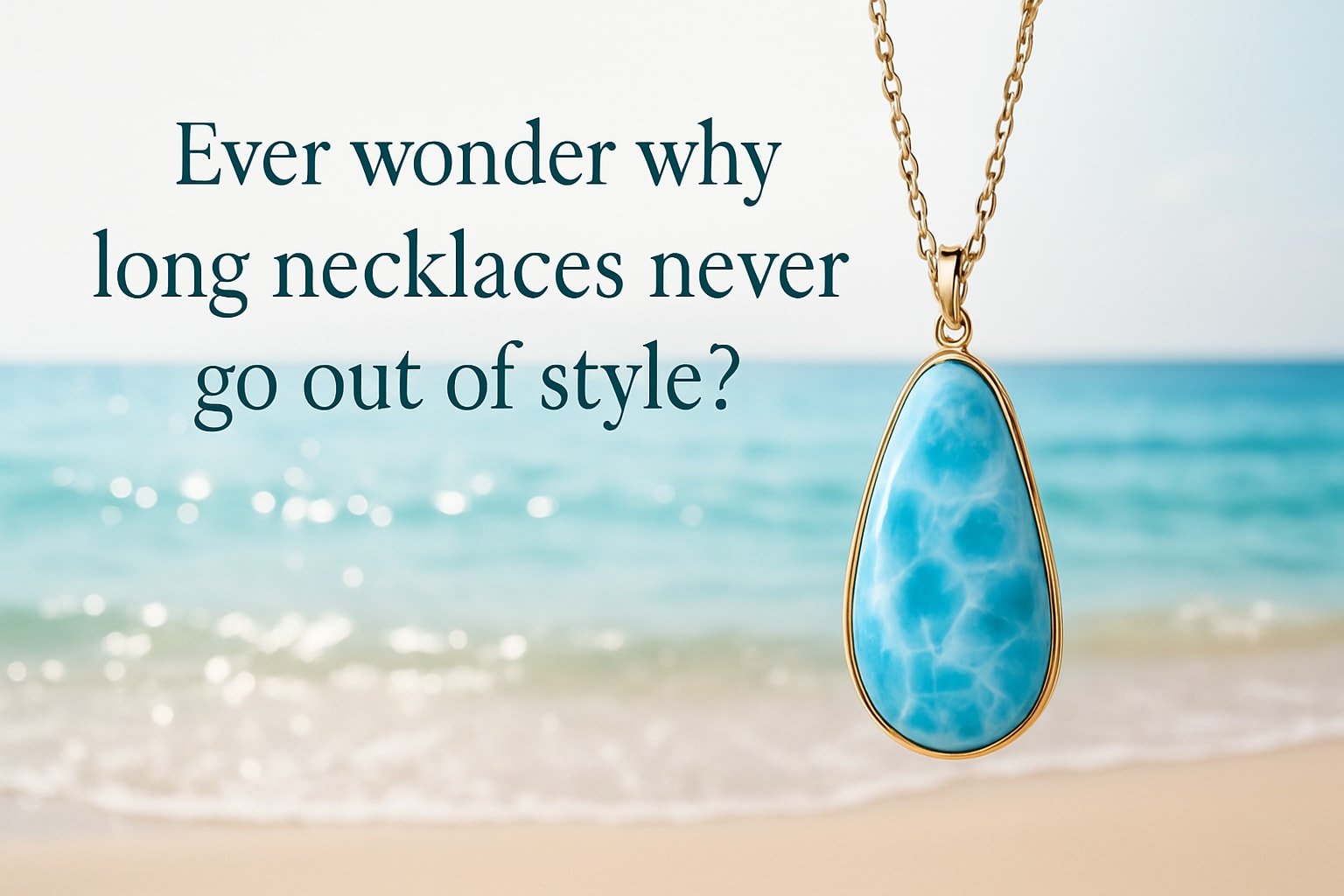 Long Necklace Style Guide: How to Wear and Layer in 2026 - Larimar Creations