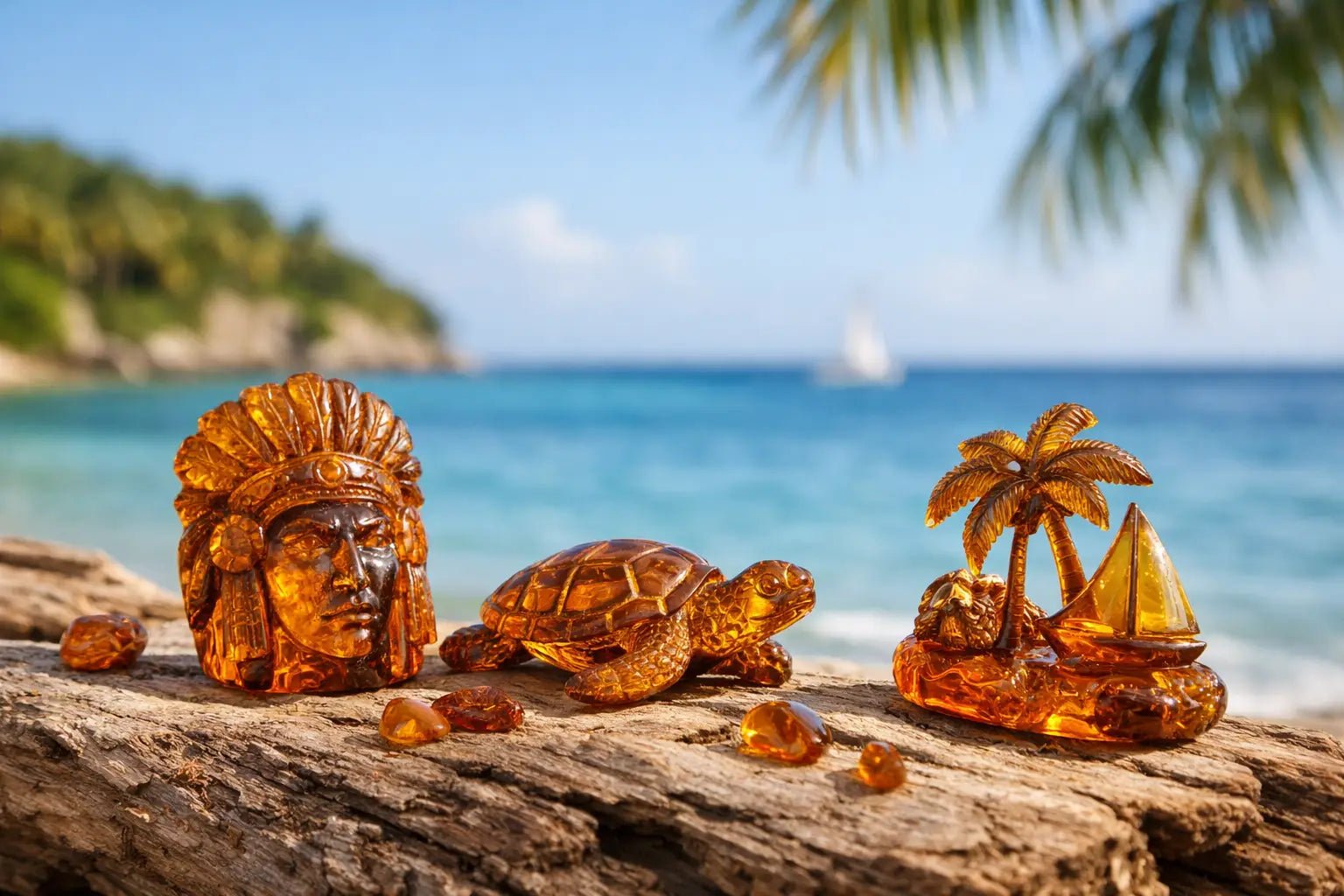 Natural Amber Carvings With a Caribbean Soul - Larimar Creations