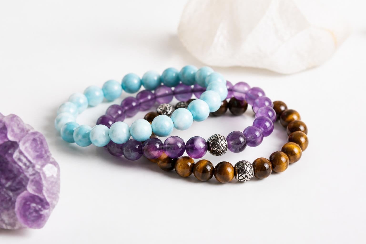 Natural Stones Bracelets: Benefits & Choosing Guide - Larimar Creations