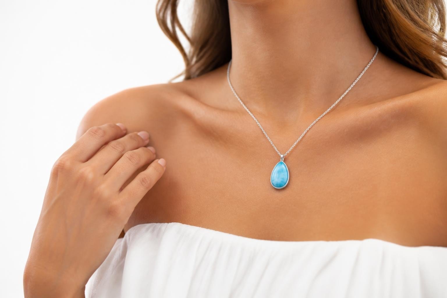 Necklace with Blue: Complete Guide to Blue Gemstone Jewelry - Larimar Creations