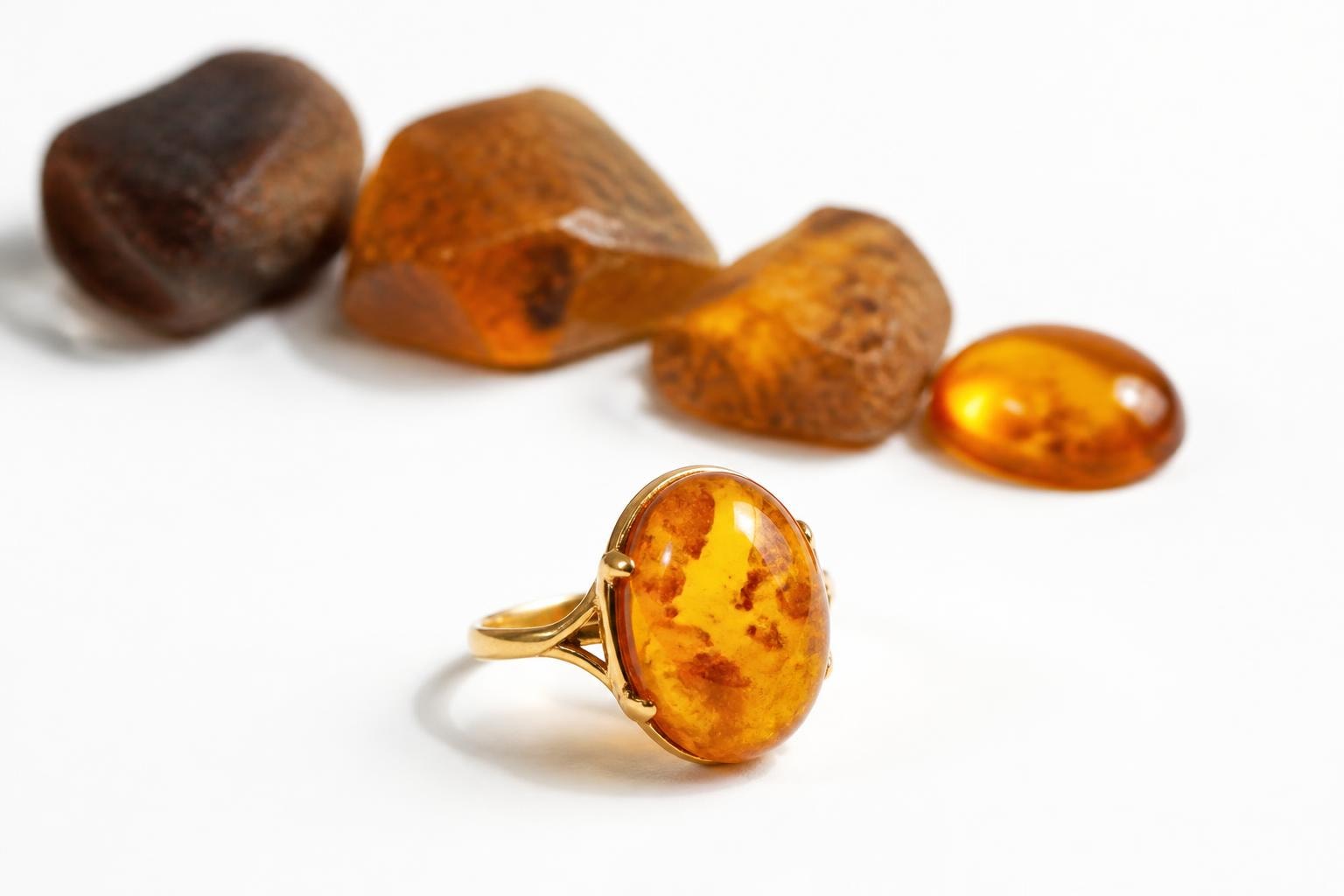 Rings with Amber: Complete Guide to Ancient Beauty - Larimar Creations