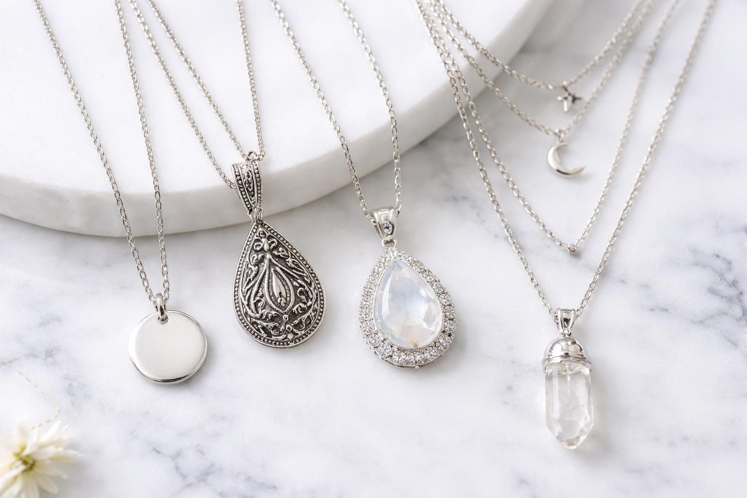 Silver Pendant Necklace: Complete Guide to Style & Care - Larimar Creations