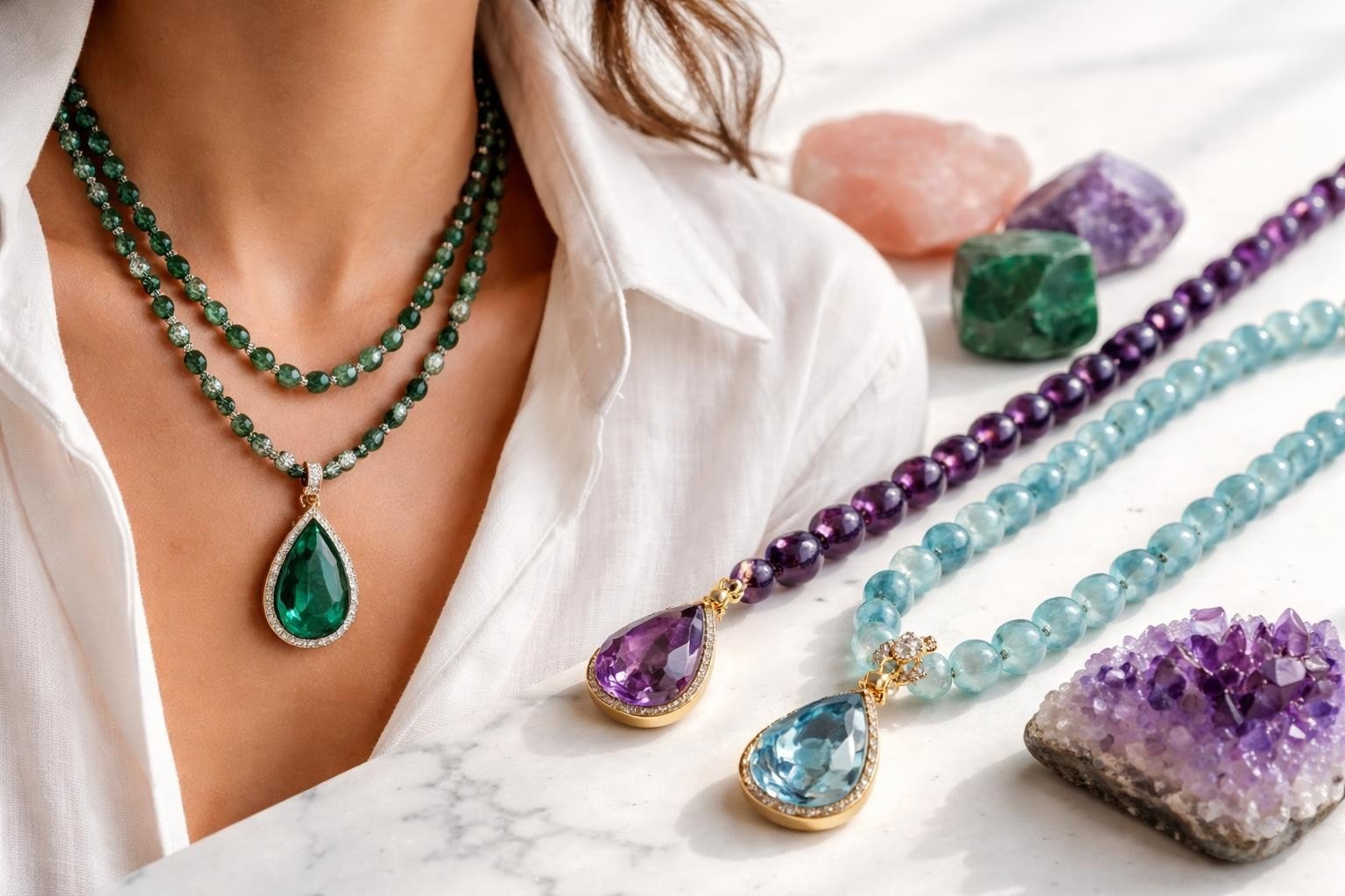 Stone Necklaces: History, Meanings & Styling Guide 2026 - Larimar Creations