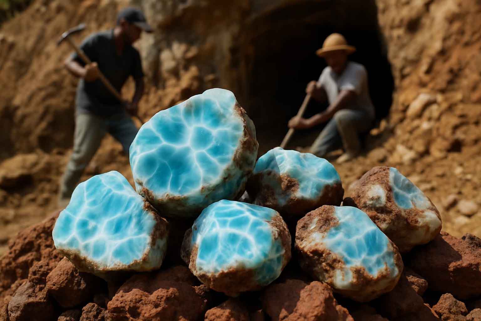 The Dominican Republic Gemstone Larimar - Larimar Creations