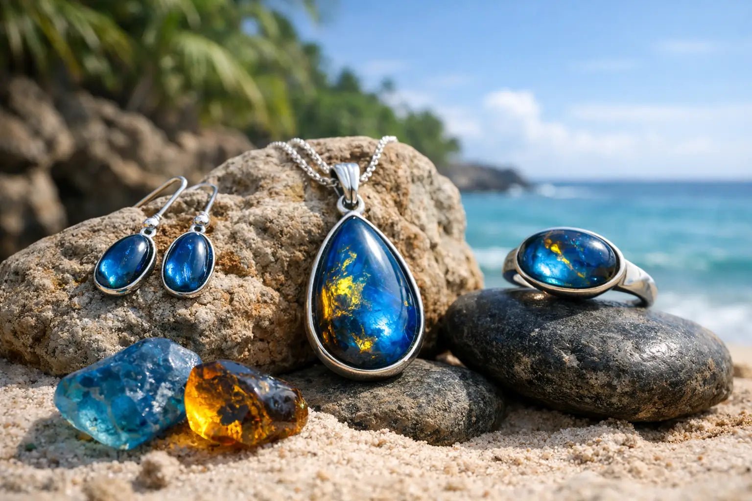 Why Dominican Blue Amber Jewelry Stands Out - Larimar Creations