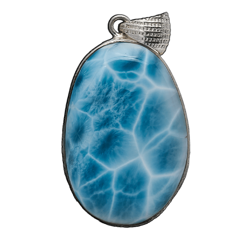 Larimar gemstone carvings – artisan Dominican artwork