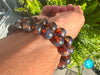 Blue Amber Dominican Beads Bracelet