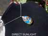 Authentic Dominican Amber Pendant – Handcrafted Jewelry with Rare Blue Glow