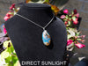 Authentic Dominican Amber Pendant – Handcrafted Jewelry with Rare Blue Glow