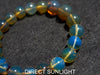 Blue Amber Bracelet beads Dominican