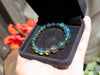 Blue Amber Beads Bracelet, Dominican Blue Amber AAA