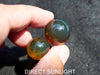 Blue Green Amber Beads bundle set of Qty. 2 Dominican Amber SET #2