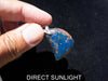 Unique cabochon shape of raw Dominican blue amber