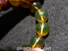 Blue Green Amber Beads Bracelet, Dominican Blue Green Amber AAA